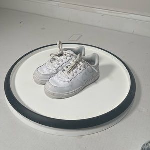 White low top Air Forces